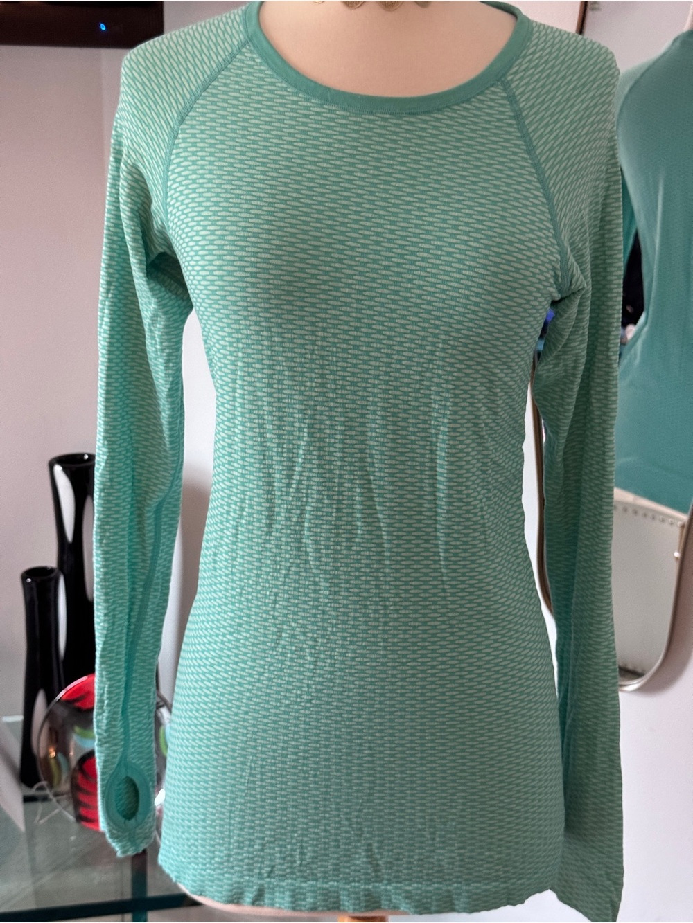 Victoria’s Secret VSX Sport Aqua Running Long Sleeve Top